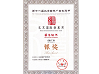 2019年北京國際創意獎銀獎